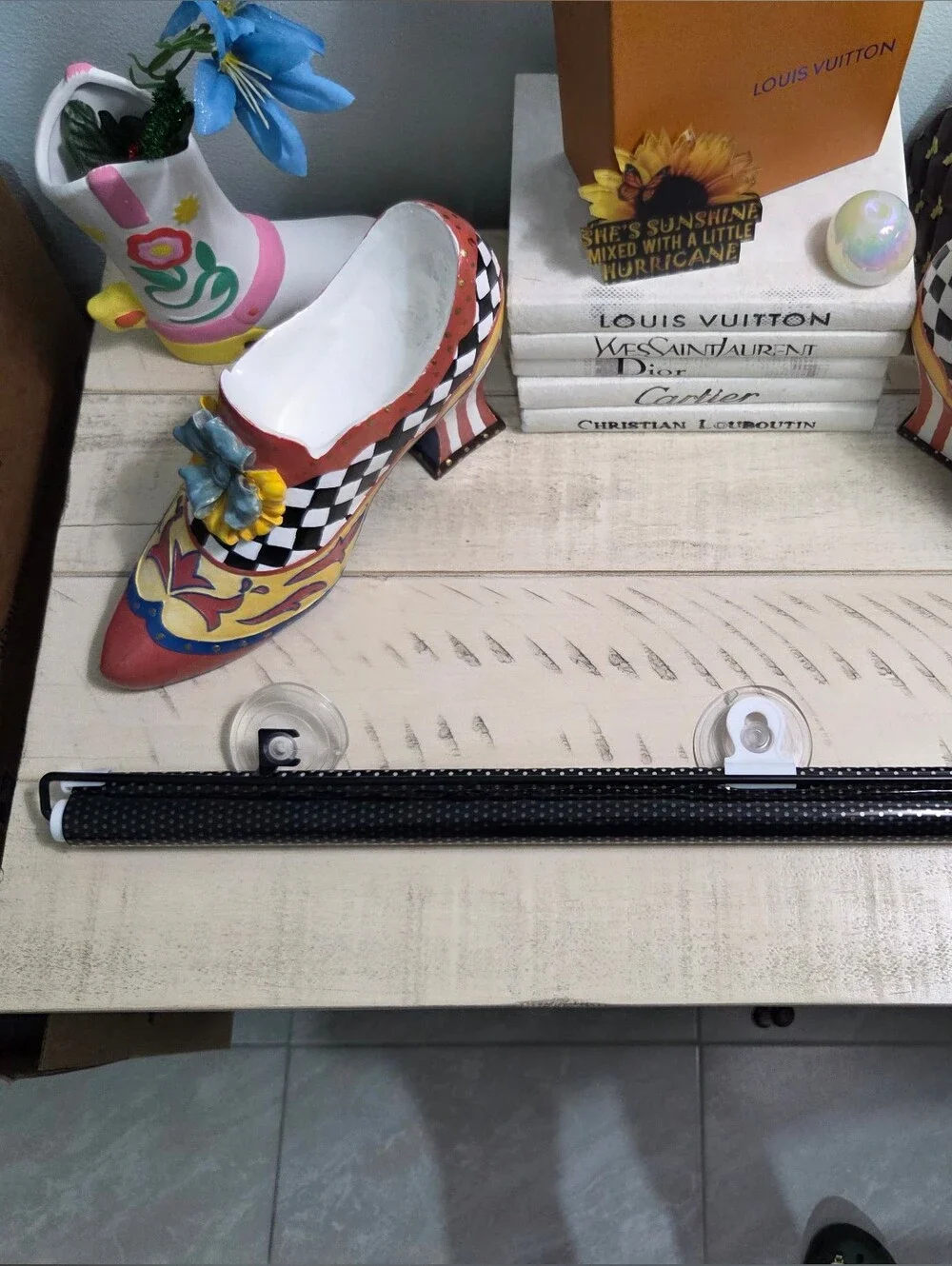 Retractable Suction Cup Window Roller Blinds,Black NWT